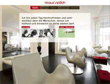 Tablet Screenshot of klaus-spaeth.de